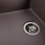 Изображение Гранітна мийка для кухні VALESO ZIRKONE 6250 матова Дюна ИМ Light-Deco 2 