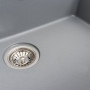 Изображение Гранітна мийка для кухні VALESO 7850 Bogema матова (сірий металік) ИМ Light-Deco 2 