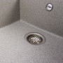 Изображение Гранітна мийка VALESO CALYPSO 7950 матова Сіра ИМ Light-Deco 4 