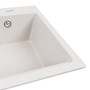 Зображення Гранітна мийка для кухні VALESO NIKA 7545 матова Топаз ИМ Light-Deco 2 