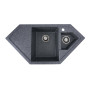 Изображение Гранітна мийка для кухні VALESO 9950 PANDORA матова Графіт ИМ Light-Deco 4 