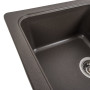 Зображення Гранітна мийка для кухні VALESO VERONA 7850 матова Темна скеля ИМ Light-Deco 3 