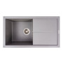 Изображение Гранітна мийка для кухні VALESO SOLID 7843 матова Сірий металік ИМ Light-Deco 