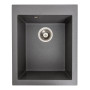 Изображение Гранітна мийка для кухні VALESO SOKIL 4150 матова Сірий мусон ИМ Light-Deco 