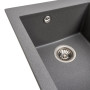 Изображение Гранітна мийка для кухні VALESO SOKIL 4150 матова Сірий мусон ИМ Light-Deco 3 