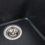 Зображення Гранітна мийка для кухні VALESO 4050 KORRADO матова Карбон ИМ Light-Deco 3 