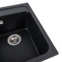 Зображення Гранітна мийка для кухні VALESO 4050 KORRADO матова Карбон ИМ Light-Deco 1 