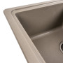 Зображення Гранітна мийка для кухні VALESO LIANA 6243 матова Титан ИМ Light-Deco 3 