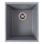 Зображення Гранітна мийка для кухні VALESO ROXY 3744 матова Сірий металік ИМ Light-Deco 