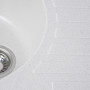 Зображення Гранітна мийка для кухні VALESO LIRA 7750 матова Біла в крапку ИМ Light-Deco 1 