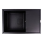 Изображение Гранітна мийка VALESO GALANS 7850 матова Чорний металік ИМ Light-Deco 