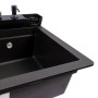 Зображення Кухонна мийка гранітна 7546 EVANORA матова (моріон) VALESO ИМ Light-Deco 2 