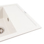 Изображение Гранітна мийка VALESO 5850 REYNA матова Біла в крапку ИМ Light-Deco 3 