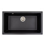 Зображення Гранітна мийка для кухні Platinum 7945 Paruana матова Чорна ИМ Light-Deco 