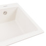Зображення Гранітна мийка для кухні VALESO NIKA 7545 матова Біла в крапку ИМ Light-Deco 2 