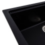 Изображение Гранітна мийка для кухні VALESO NIKA 7545 матова Чорний металік ИМ Light-Deco 3 
