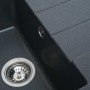Зображення Гранітна мийка для кухні VALESO INTENSO 6550 матова Антрацит ИМ Light-Deco 4 