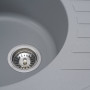 Изображение Гранітна мийка для кухні VALESO SOUL 6250 матова Сірий металік ИМ Light-Deco 1 