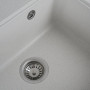 Зображення Гранітна мийка для кухні VALESO VESTA 5852 матова Біла в крапку ИМ Light-Deco 3 