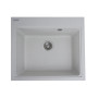 Зображення Гранітна мийка для кухні VALESO VESTA 5852 матова Біла в крапку ИМ Light-Deco 