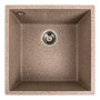 Зображення Гранітна мийка для кухні VALESO 4040 RUBA матова карамель ИМ Light-Deco 2 