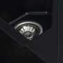 Зображення Гранітна мийка для кухні VALESO 9950 PANDORA матова Чорний металік ИМ Light-Deco 3 