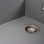 Изображение Гранітна мийка для кухні VALESO 7950 AZURIT матовий Сірий металік ИМ Light-Deco 2 