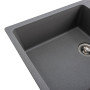 Зображення Гранітна мийка для кухні VALESO ROMA 7850 матова Сірий мусон ИМ Light-Deco 2 