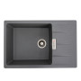 Зображення Гранітна мийка для кухні VALESO ROMA 7850 матова Сірий мусон ИМ Light-Deco 