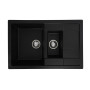 Изображение Гранітна мийка для кухні VALESO TOSKANA 7850W матова Чорний металік ИМ Light-Deco 1 