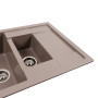 Изображение Гранітна мийка для кухні Platinum 7850W TOSKANA матова Дюна ИМ Light-Deco 3 
