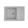 Зображення Гранітна мийка для кухні VALESO LIANA 6243 матова Біла в крапку ИМ Light-Deco 