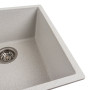 Зображення Гранітна мийка для кухні VALESO RUBA 4040 матова Біла в крапку ИМ Light-Deco 3 