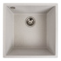 Зображення Гранітна мийка для кухні VALESO RUBA 4040 матова Біла в крапку ИМ Light-Deco 2 