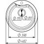 Изображение Гранітна мийка для кухні VALESO TURAS 480 матова Біла в крапку ИМ Light-Deco 5 