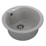 Изображение Гранітна мийка для кухні VALESO TURAS 480 матова Біла в крапку ИМ Light-Deco 1 