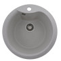 Изображение Гранітна мийка для кухні VALESO TURAS 480 матова Біла в крапку ИМ Light-Deco 