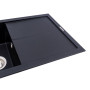 Изображение Гранітна мийка для кухні VALESO SOLID 7843 матова Чорний ИМ Light-Deco 3 