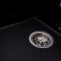 Изображение Гранітна мийка для кухні VALESO SOLID 7843 матова Чорний ИМ Light-Deco 5 