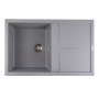 Изображение Гранітна мийка для кухні VALESO SELENA 7950 матова Сірий металік ИМ Light-Deco 