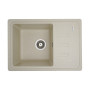 Зображення Гранітна мийка для кухні VALESO LIANA 6243 матова Пісок ИМ Light-Deco 
