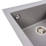 Изображение Гранітна мийка VALESO GALAX 5050 матова Сірий мусон ИМ Light-Deco 4 