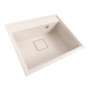 Зображення Кухонна мийка гранітна VALESO 6050 SHERLIT (біла в крапку) ИМ Light-Deco 2 