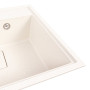 Зображення Кухонна мийка гранітна VALESO 6050 SHERLIT (біла в крапку) ИМ Light-Deco 3 