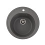 Изображение Гранітна мийка для кухні Platinum 510 LUNA матова Сірий мусон ИМ Light-Deco 3 