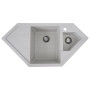 Зображення Гранітна мийка для кухні Platinum 9950 PANDORA матова Топаз ИМ Light-Deco 