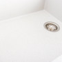 Зображення Гранітна мийка для кухні Platinum 8650 DIAMOND матова (біла в крапку) ИМ Light-Deco 4 