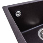 Изображение Гранітна мийка для кухні Platinum 4040 RUBA матовий Гренадін ИМ Light-Deco 3 
