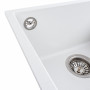 Зображення Гранітна мийка для кухні VALESO RUBA 4040 матова Білосніжний ИМ Light-Deco 4 