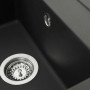 Изображение Гранітна мийка для кухні VALESO SELENA 7950 матова Чорна ИМ Light-Deco 1 